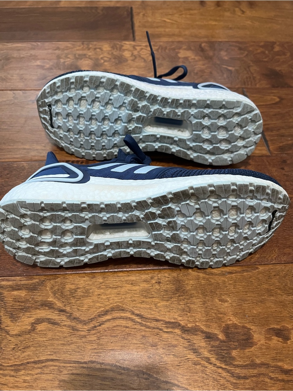 adidas Women’s Navy and White Athletic Running Shoes - Picture 6 of 6